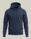 Navy Blue Unisex Regular fit Hoodie - Layer Up Lite