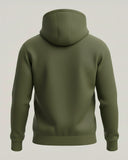 Olive Green Unisex Regular fit Hoodie - Layer Up Lite