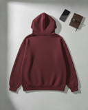 Maroon Unisex Oversized Hoodie - Layer Up Heavy