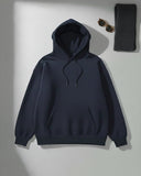 Navy Blue Unisex Oversized Hoodie - Layer Up Heavy
