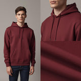 Maroon Unisex Regular fit Hoodie - Layer Up Lite