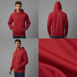 Red Unisex Regular fit Hoodie - Layer Up Lite