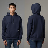 Navy Blue Unisex Regular fit Hoodie - Layer Up Lite
