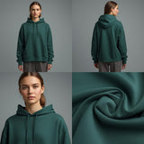Bottle Green Unisex Regular fit Hoodie - Layer Up Lite