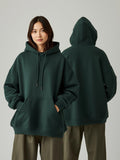 Bottle Green Unisex Oversized Hoodie - Layer Up Heavy