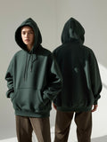 Bottle Green Unisex Oversized Hoodie - Layer Up Heavy