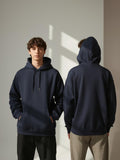 Navy Blue Unisex Oversized Hoodie - Layer Up Heavy