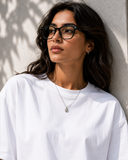 White Premium Unisex Oversized Tee