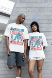 American Football '84 – Game Day Legend Unisex Oversized T-Shirt