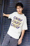 Okay Okay Okay – Keep Smiling Unisex Oversized T-Shirt