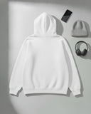 White Unisex Oversized Hoodie - Layer Up Heavy