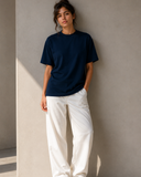 Navy Blue Premium Unisex Oversized Tee