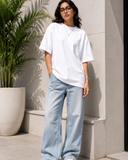 White Premium Unisex Oversized Tee