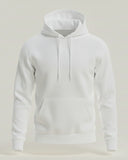 White Unisex Regular fit Hoodie - Layer Up Lite