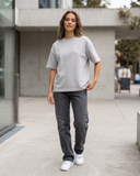 Ash Grey Premium Oversized Tee
