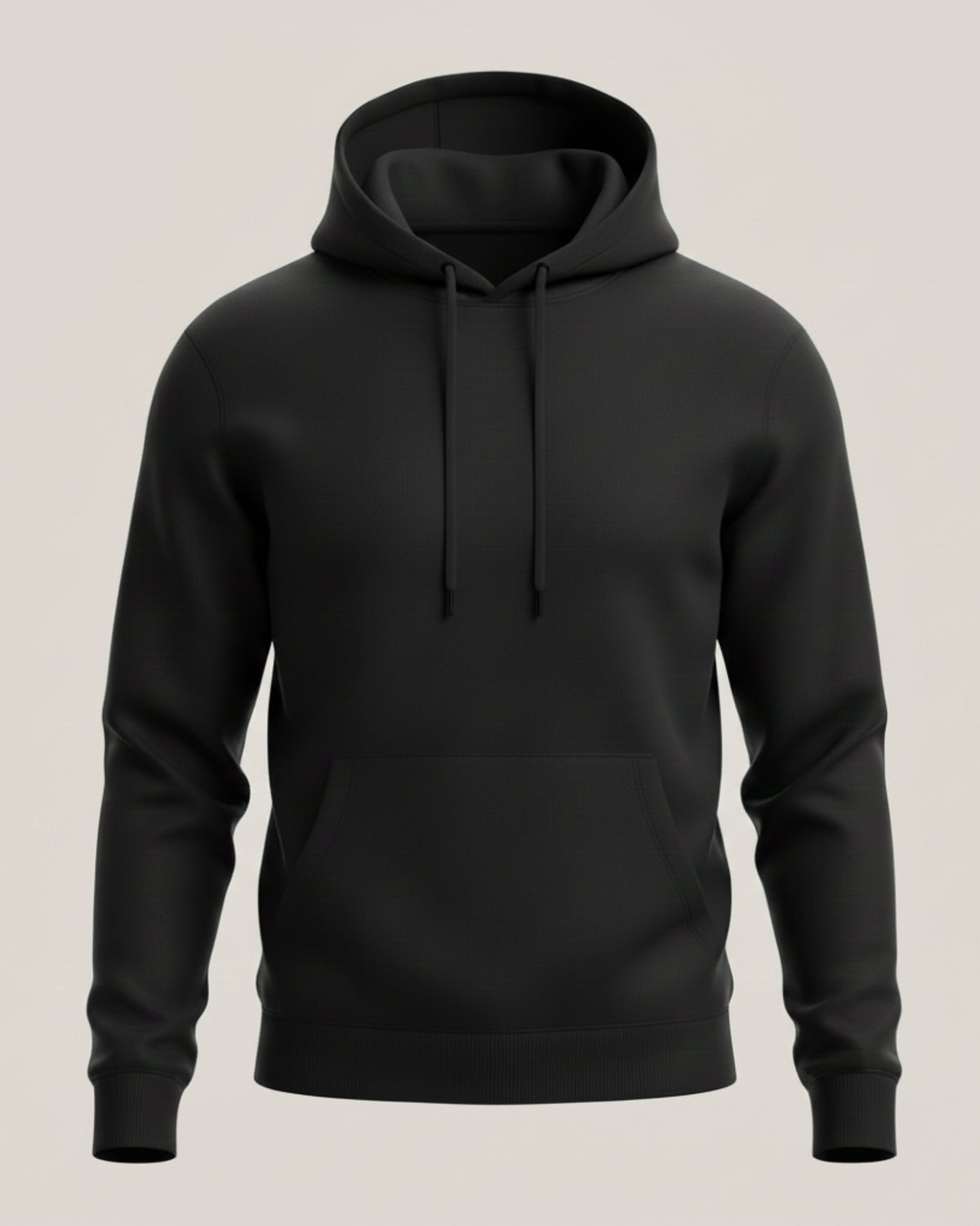 Black Unisex Regular fit Hoodie - Layer Up Lite