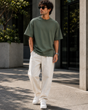 Forest Green Premium Unisex Oversized Tee