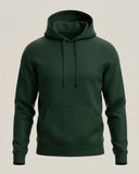 Bottle Green Unisex Regular fit Hoodie - Layer Up Lite