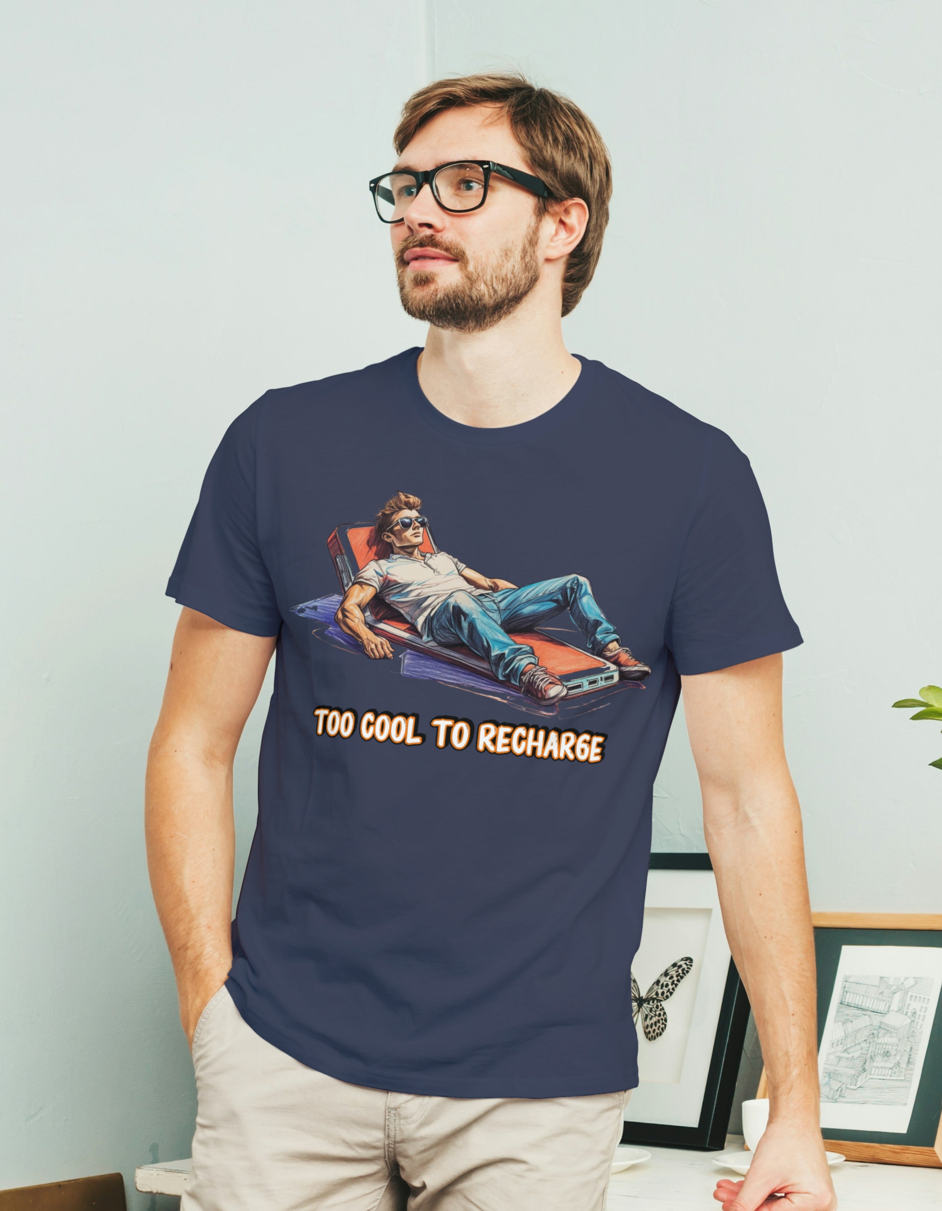 Too Cool to Recharge Tee