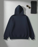 Navy Blue Unisex Oversized Hoodie - Layer Up Heavy