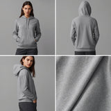 Grey Melange Unisex Regular fit Hoodie - Layer Up Lite
