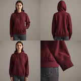 Maroon Unisex Regular fit Hoodie - Layer Up Lite