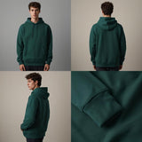 Bottle Green Unisex Regular fit Hoodie - Layer Up Lite
