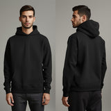 Black Unisex Regular fit Hoodie - Layer Up Lite
