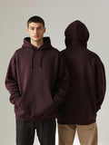Maroon Unisex Oversized Hoodie - Layer Up Heavy