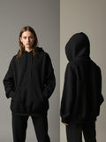 Black Unisex Oversized Hoodie - Layer Up Heavy