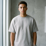 Ash Grey Premium Oversized Tee