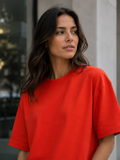 Brick Red Premium Unisex Oversized Tee