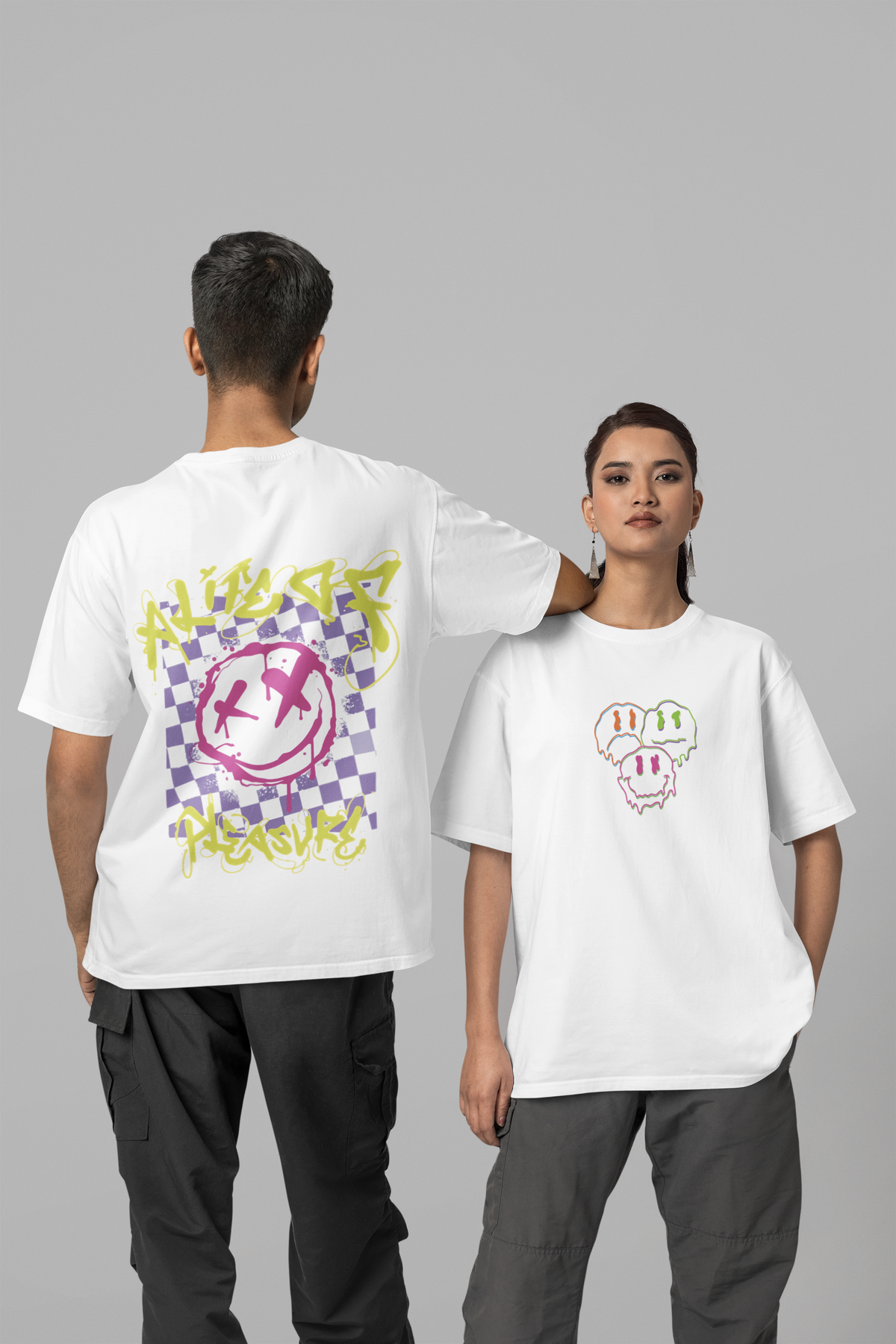 A Life of Pleasure – Find Your Joy Unisex Oversized T-Shirt