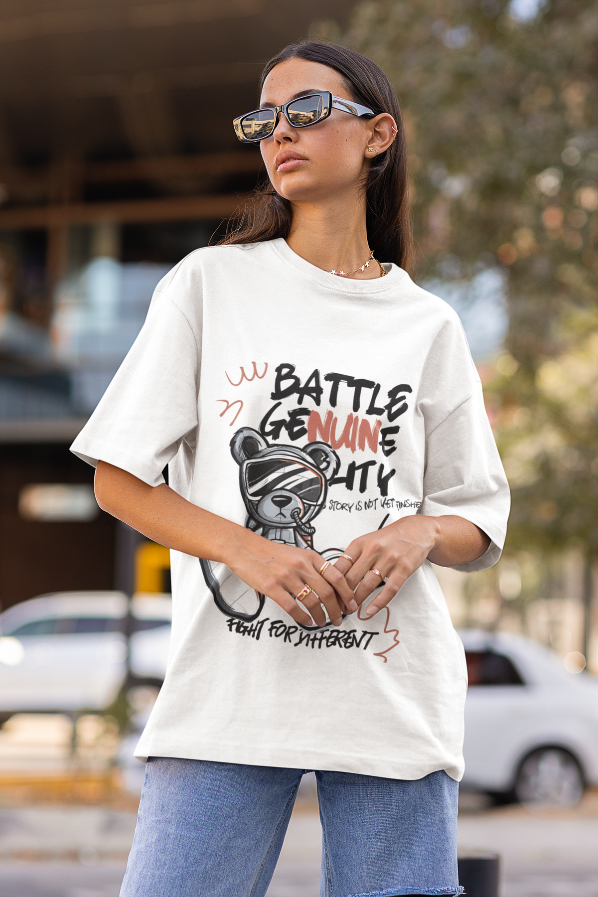 Battle Genuine – Keep Writing Your Story Unisex Oversized T-Shirt
