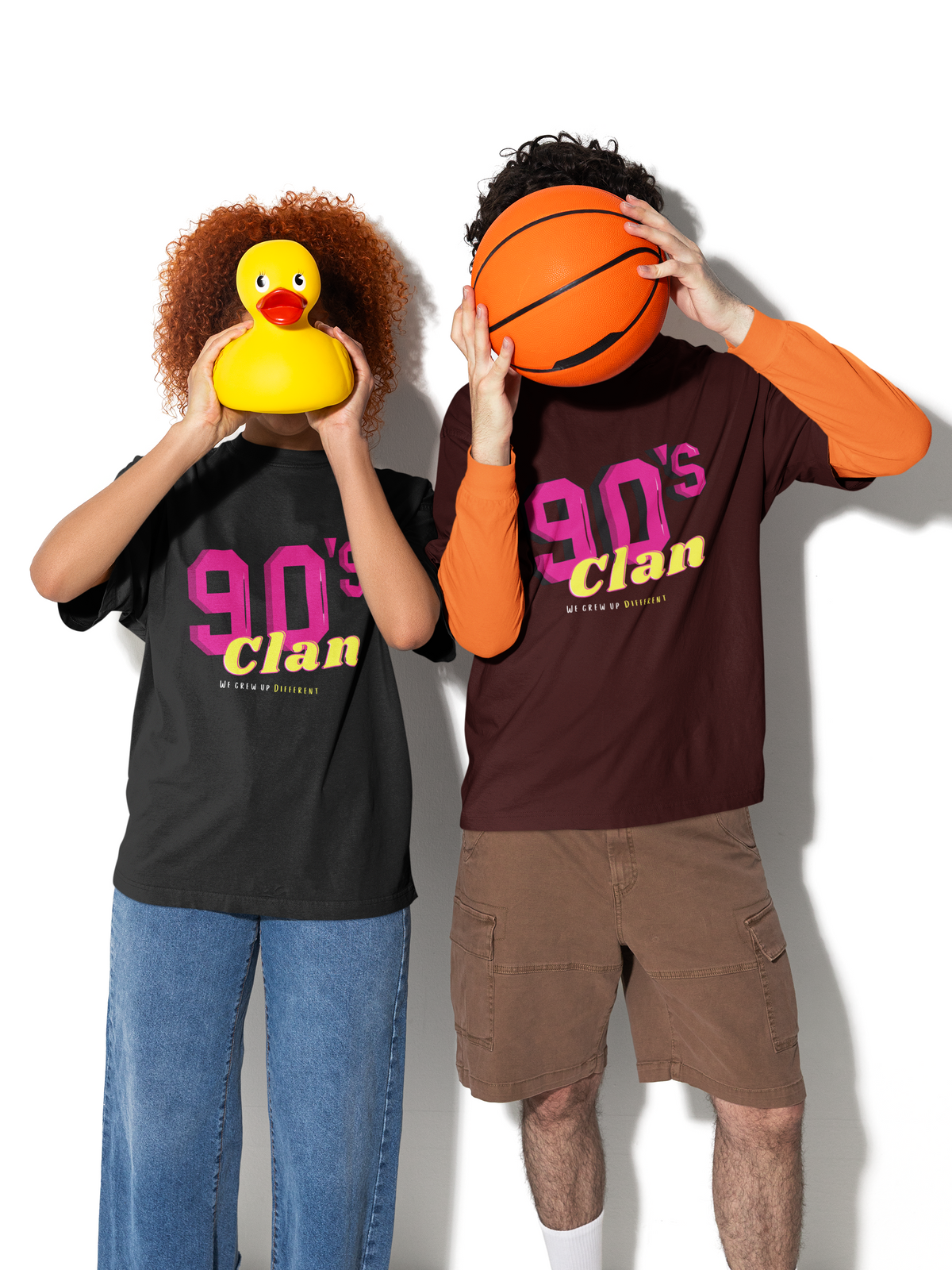90s Clan – We Grew Up Different Unisex Oversized T-Shirt