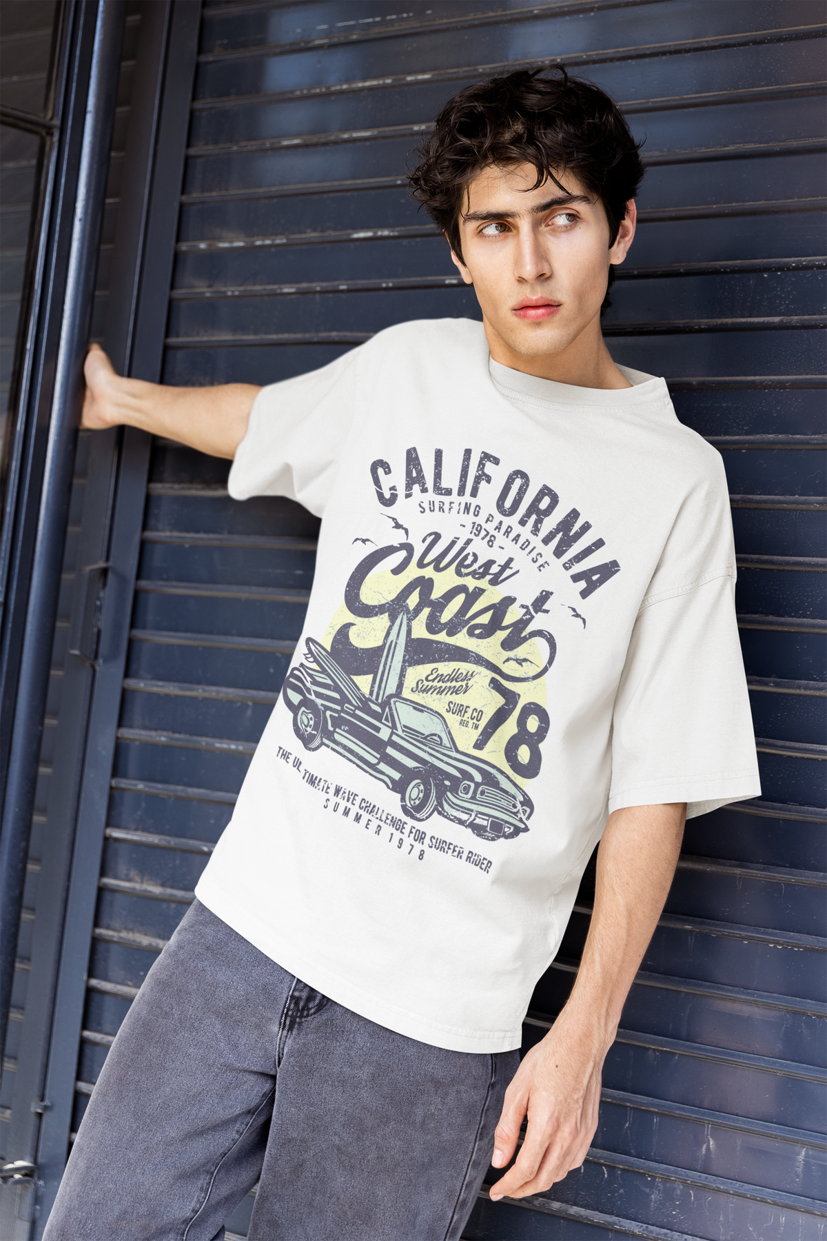 California Coast ’78 – Endless Summer Unisex Oversized T-Shirt