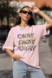 Okay Okay Okay – Keep Smiling Unisex Oversized T-Shirt