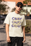 Okay Okay Okay – Keep Smiling Unisex Oversized T-Shirt